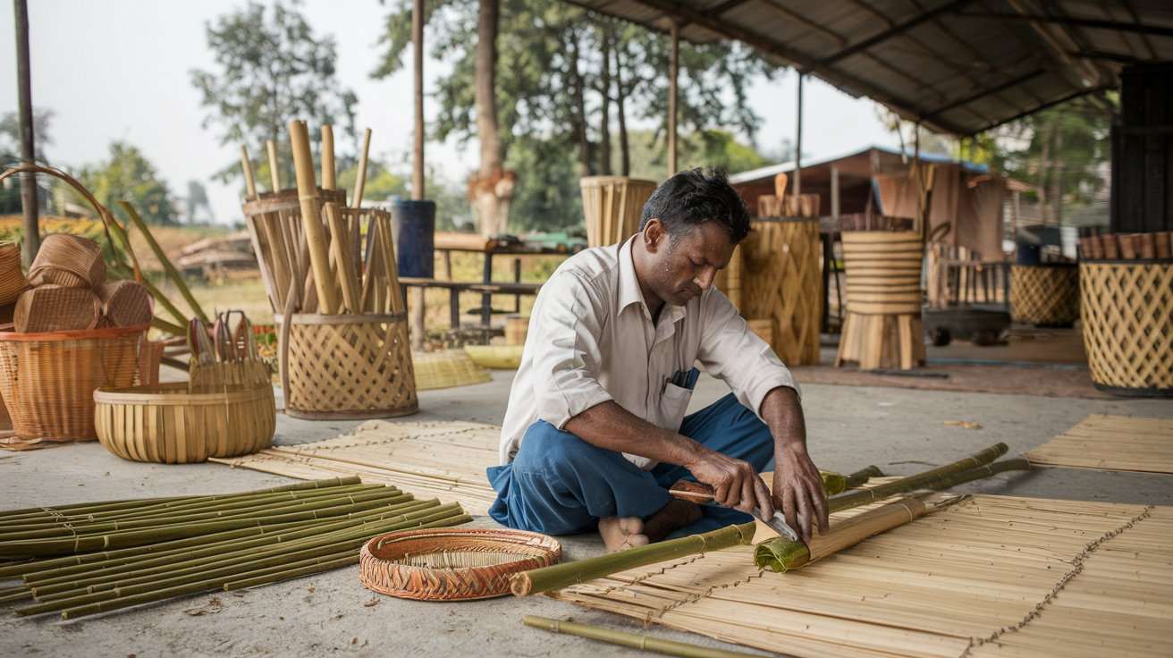 The Sustainable Splendor of Bamboo: Unveiling the Riches of Assam’s Bamboo Industry